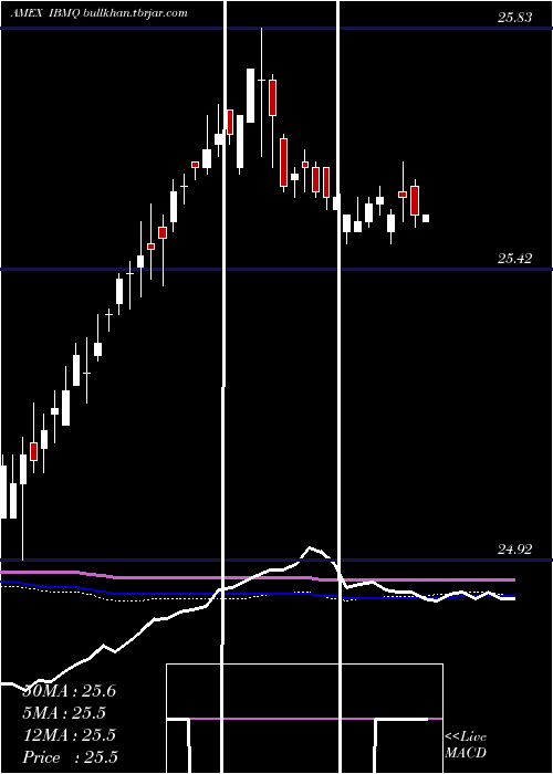  weekly chart IsharesIbonds