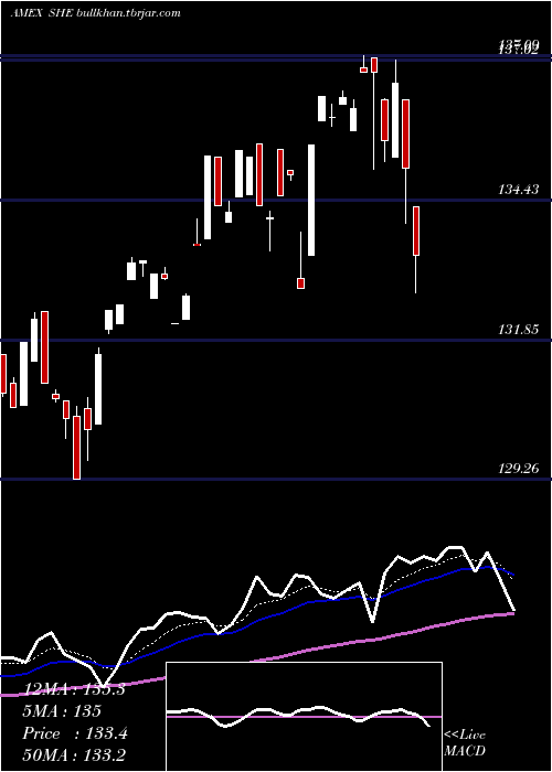  Daily chart SpdrSeries