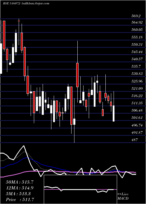  Daily chart VishnuChem