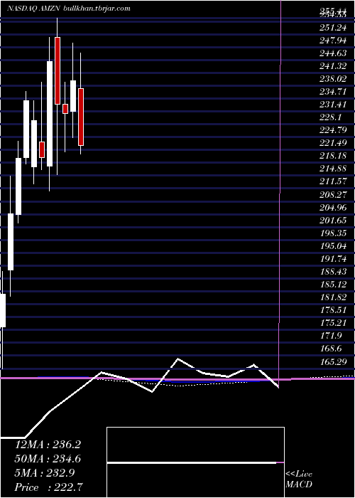  monthly chart AmazonCom