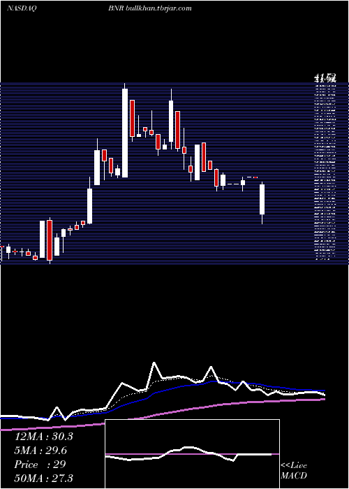  Daily chart BurningRock