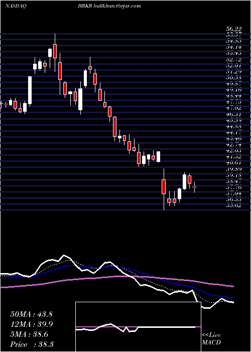  Daily chart BrukerCorporation