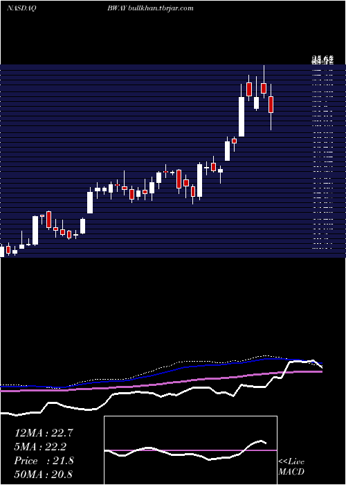  weekly chart BrainswayAdr