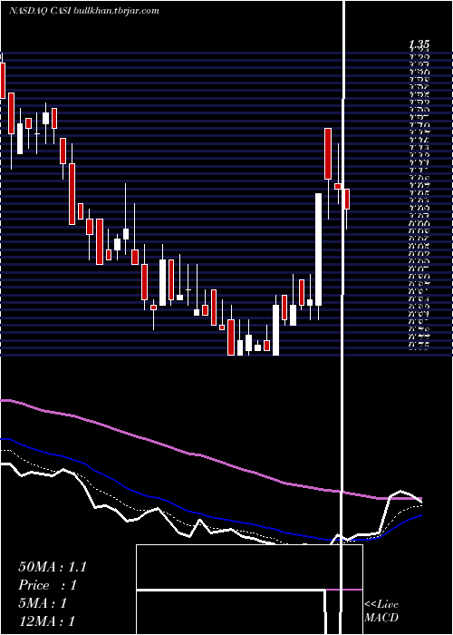  Daily chart CasiPharmaceuticals