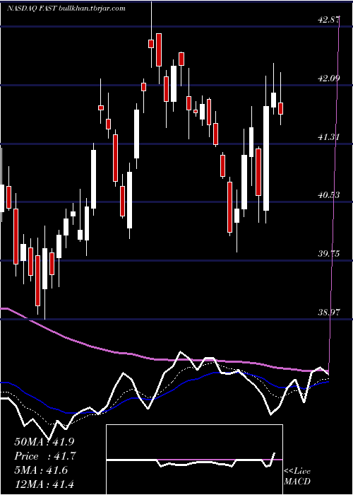  Daily chart FastenalCompany