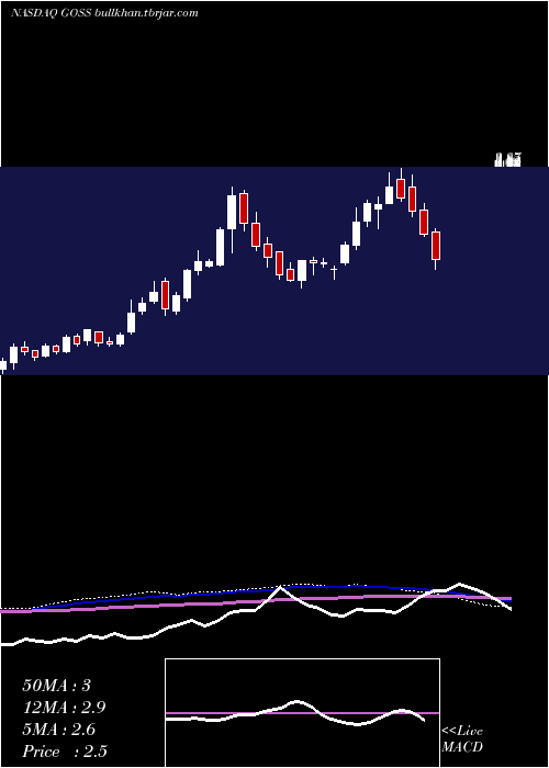  weekly chart GossamerBio