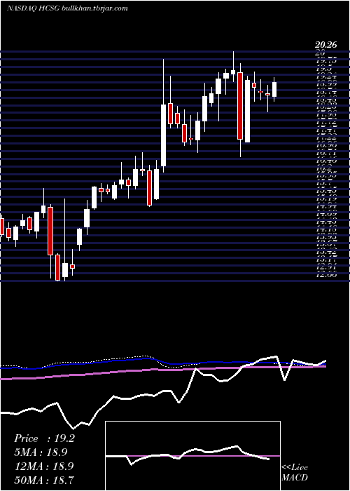  weekly chart HealthcareServices