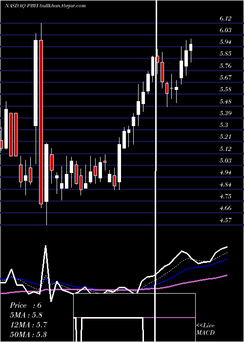  Daily chart PumaBiotechnology