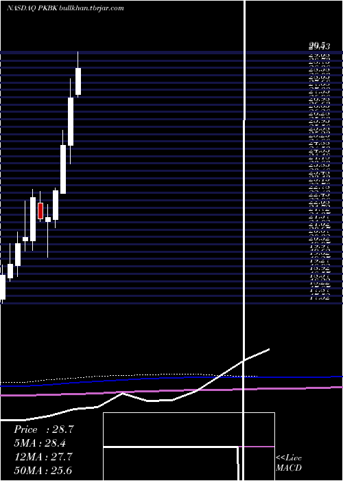  monthly chart ParkeBancorp