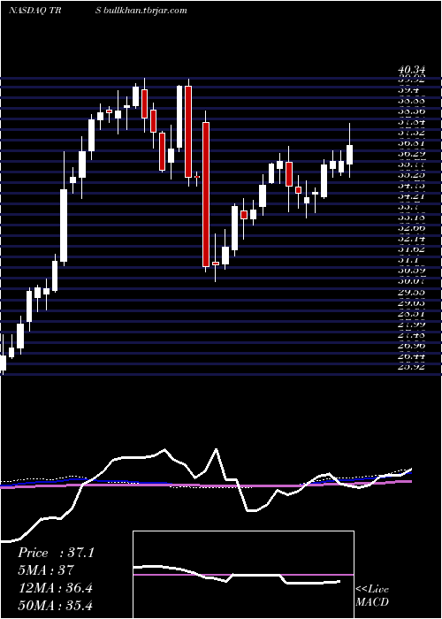  weekly chart TrimasCorporation