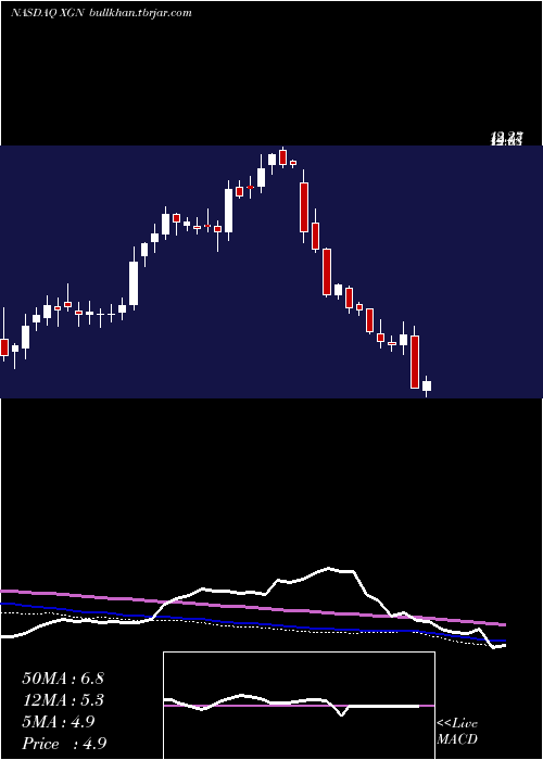  weekly chart ExagenInc