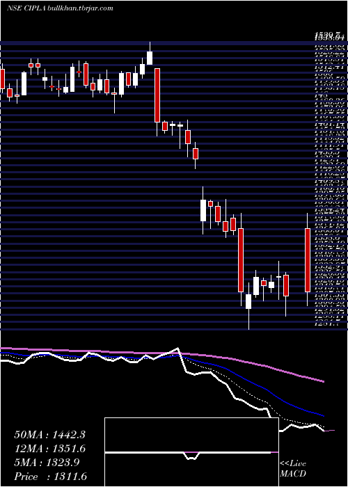  Daily chart Cipla