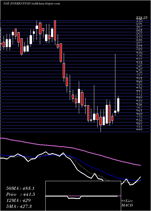  Daily chart EverestIndustries