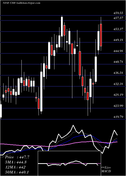  Daily chart ChemedCorp