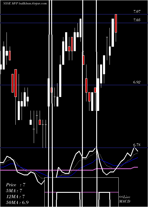  Daily chart MunivestFund