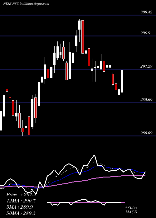  Daily chart NorfolkSouther