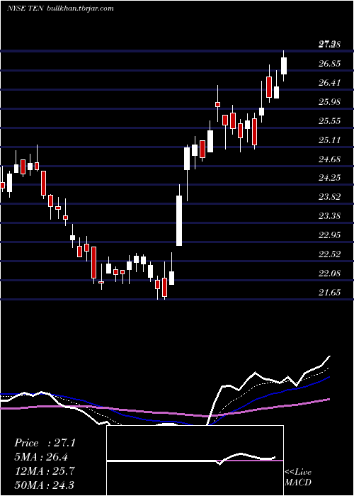  Daily chart TennecoInc
