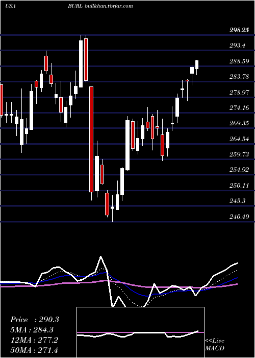  Daily chart BurlingtonStores