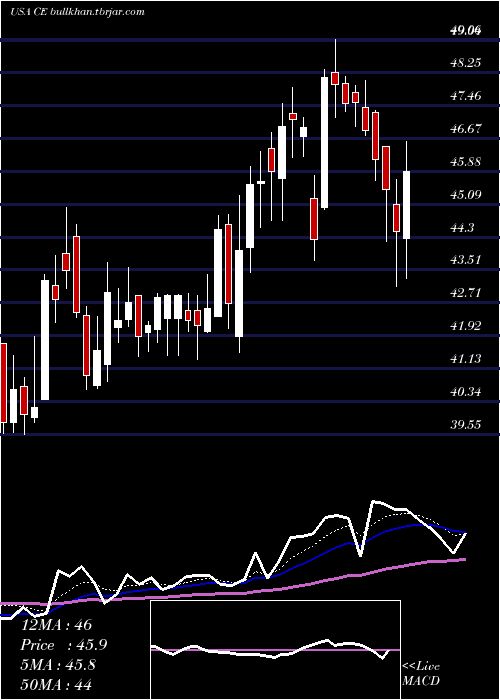 Daily chart CelaneseCorporation