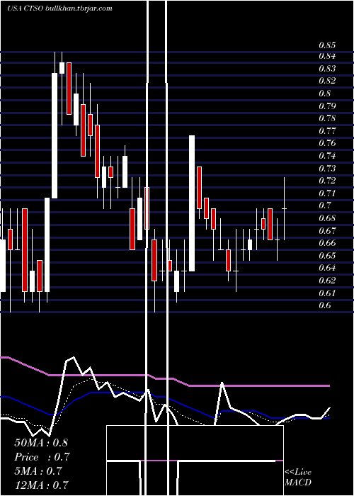  Daily chart CytosorbentsCorporation