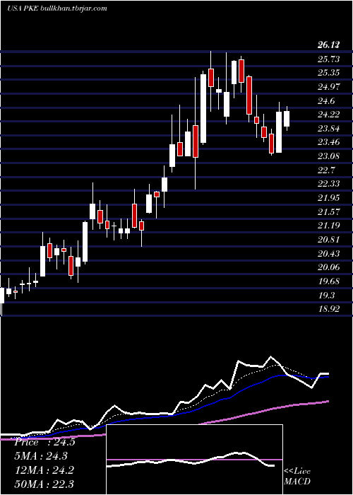  Daily chart ParkElectrochemical