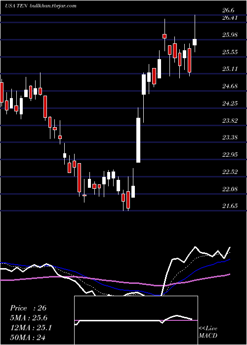  Daily chart TennecoInc