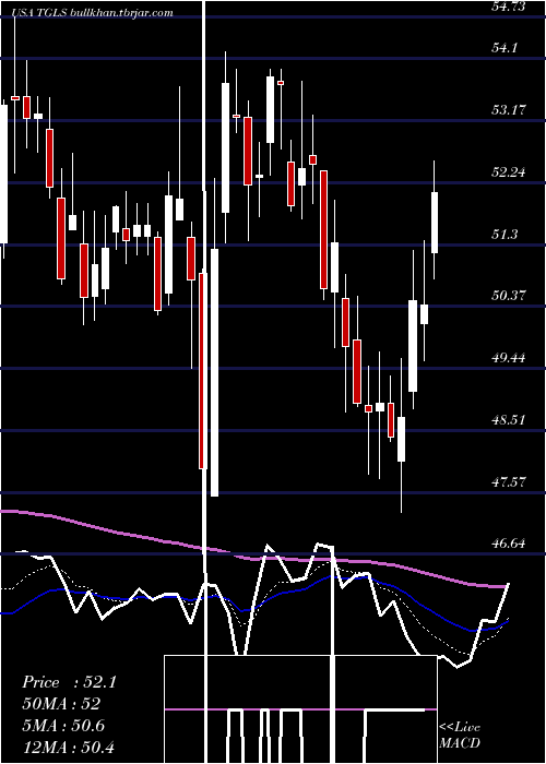  Daily chart TecnoglassInc