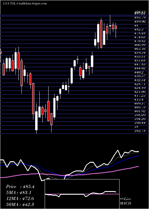  Daily chart TeslaInc
