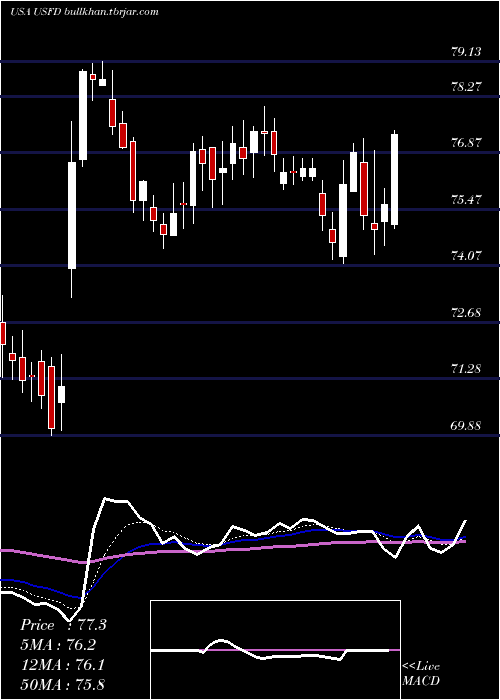  Daily chart UsFoods